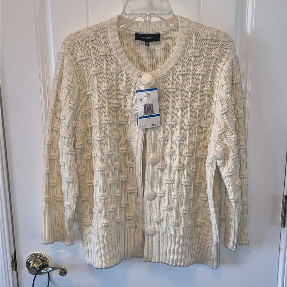Ivory Knit Cardigan
